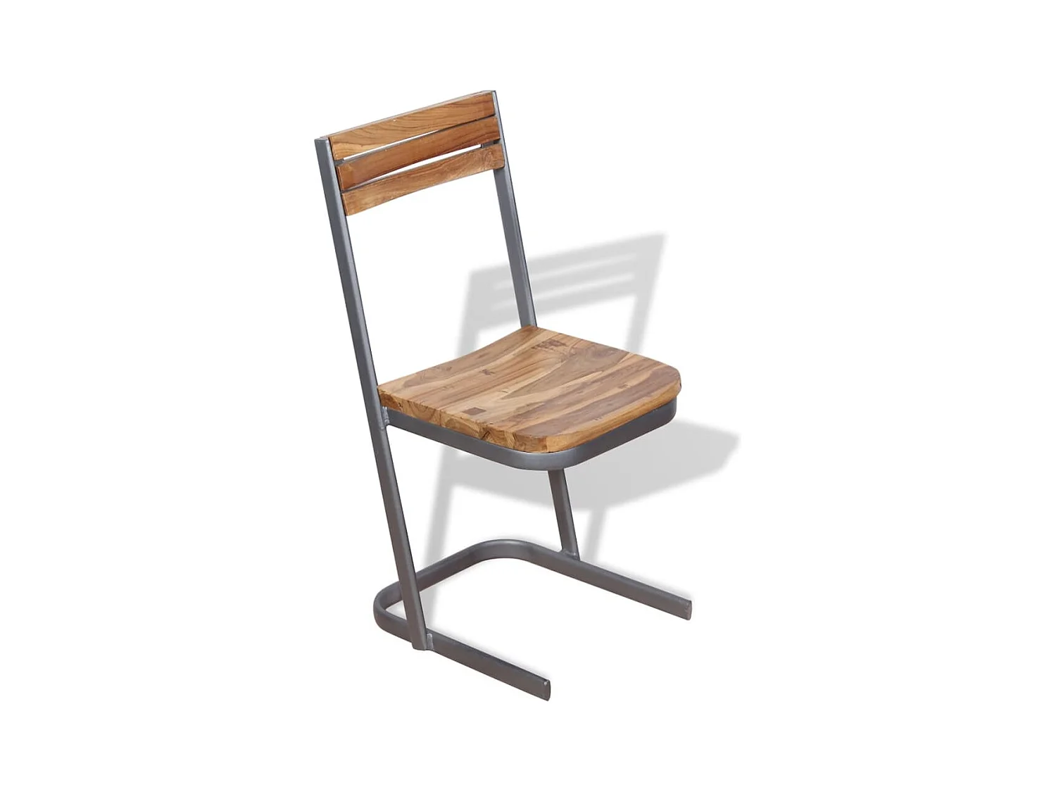 Chaises à manger lot de 4 bois de teck massif