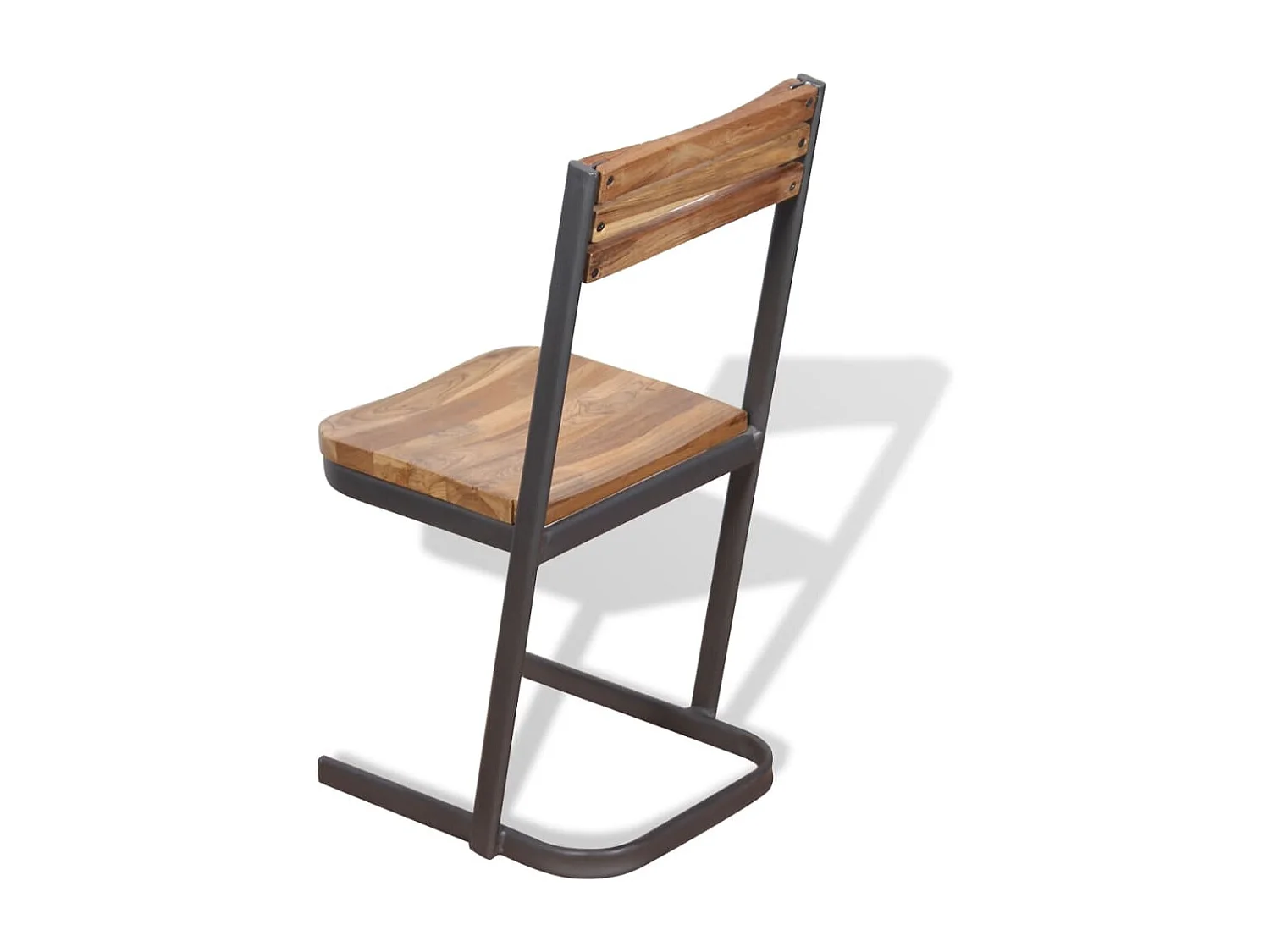 Sedie da Pranzo 4 pz in Legno Massello di Teak