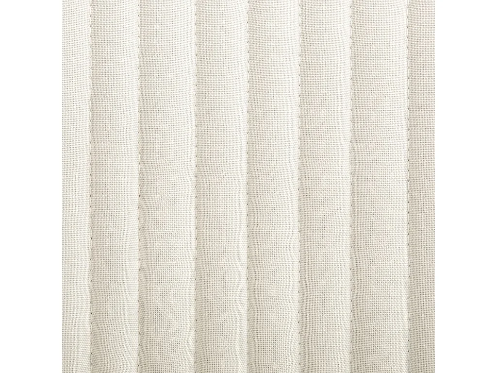 Chaises à manger lot de 4 crème tissu