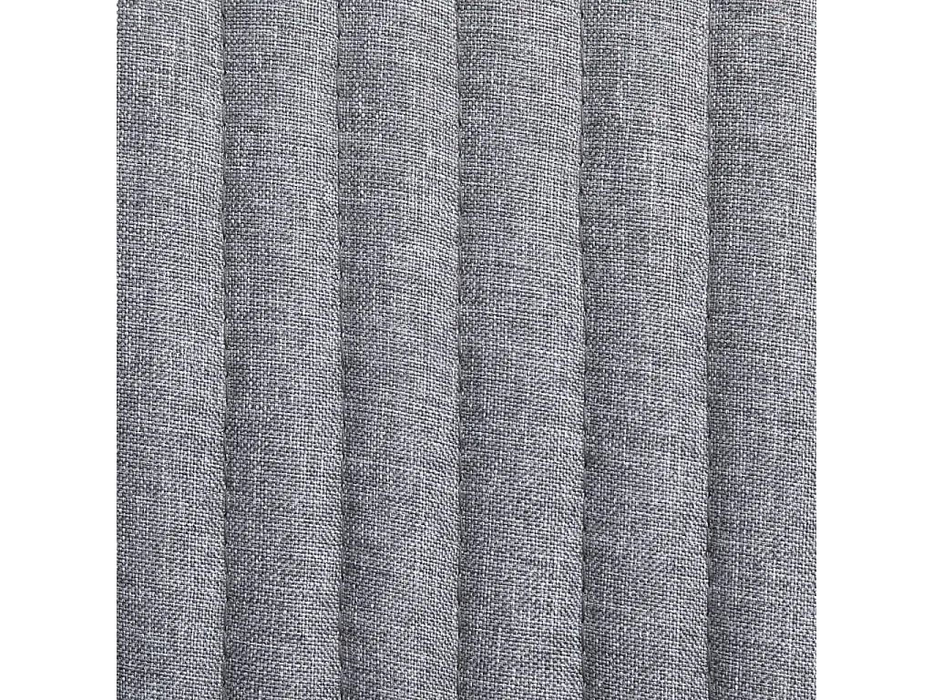 Chaises à manger lot de 4 gris clair tissu