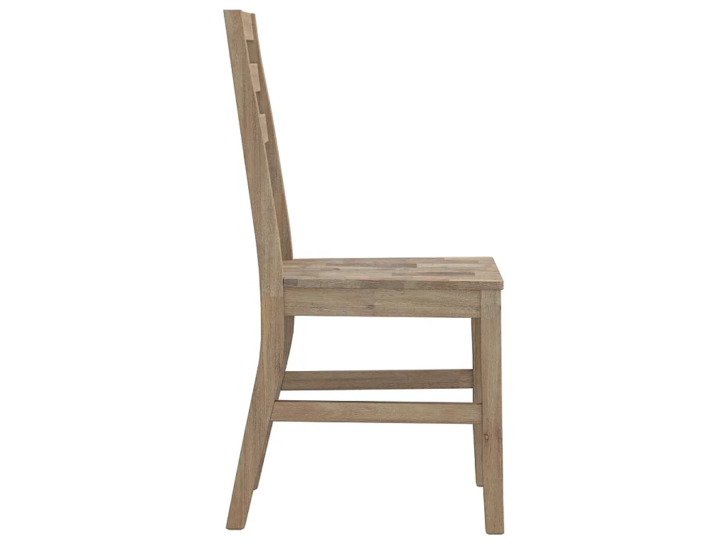 Chaises à manger lot de 8 Bois d'acacia massif