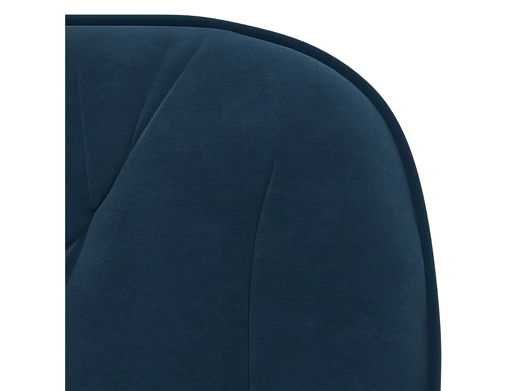 Eetkamerstoelen draaibaar 2 st fluweel blauw