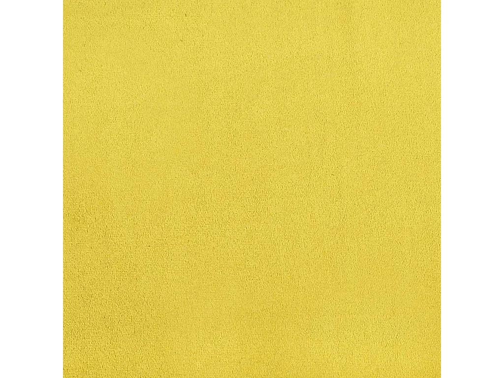 Chaises à manger lot de 2 Jaune moutarde Velours