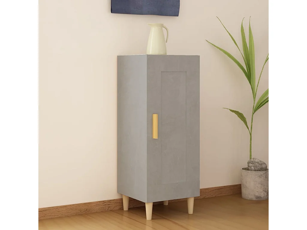 Sideboard Betongrau 34,5x34x90 cm Holzwerkstoff