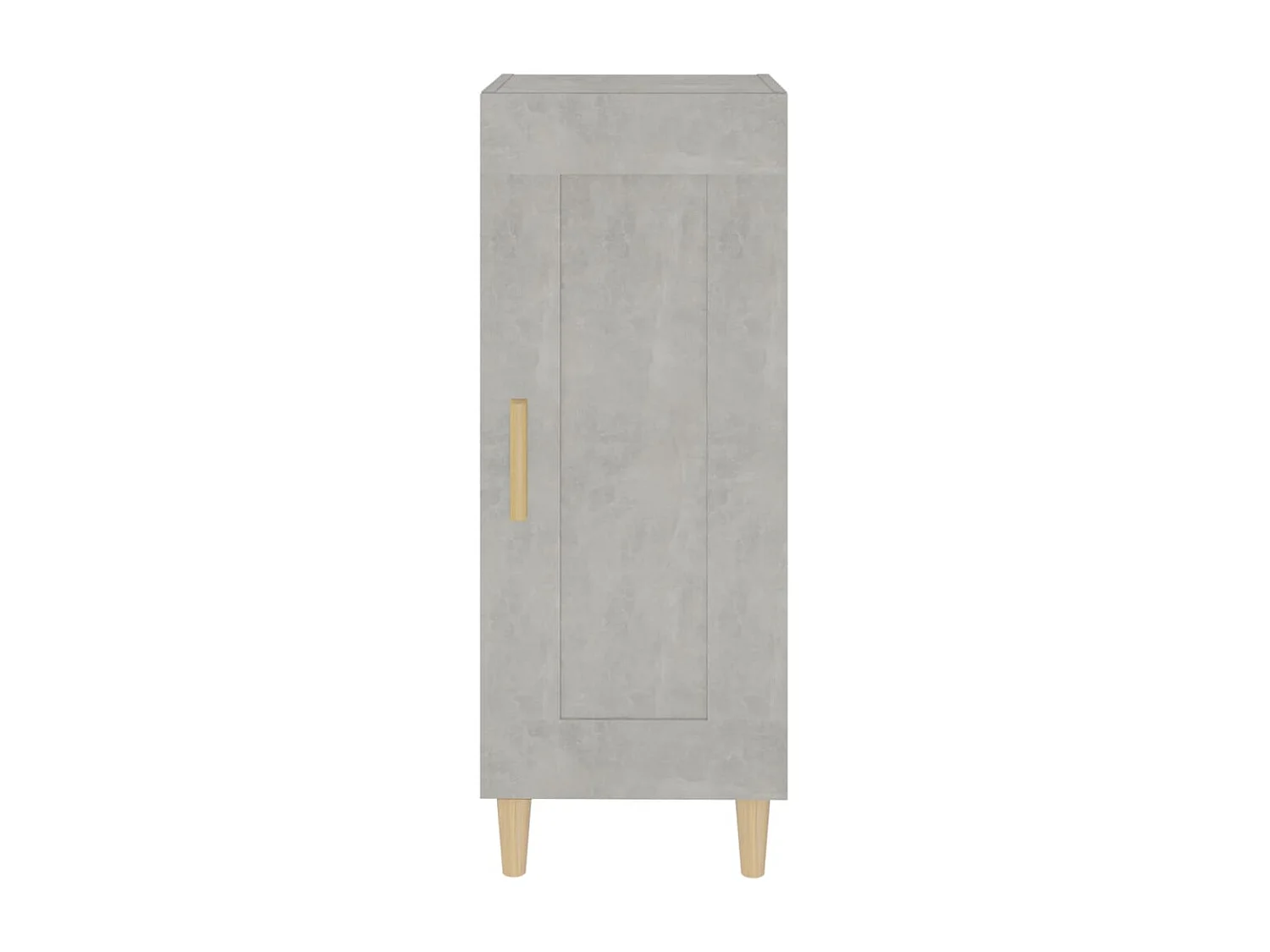 Buffet Gris béton 34,5x34x90 cm Bois d'ingénierie