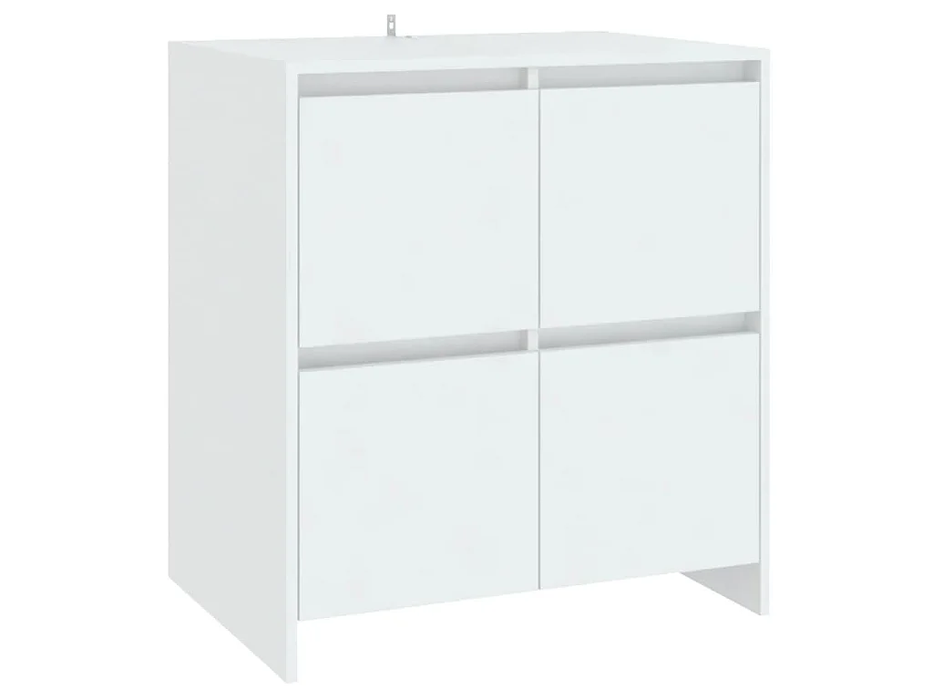 Dressoir 70x41x75 cm bewerkt hout wit