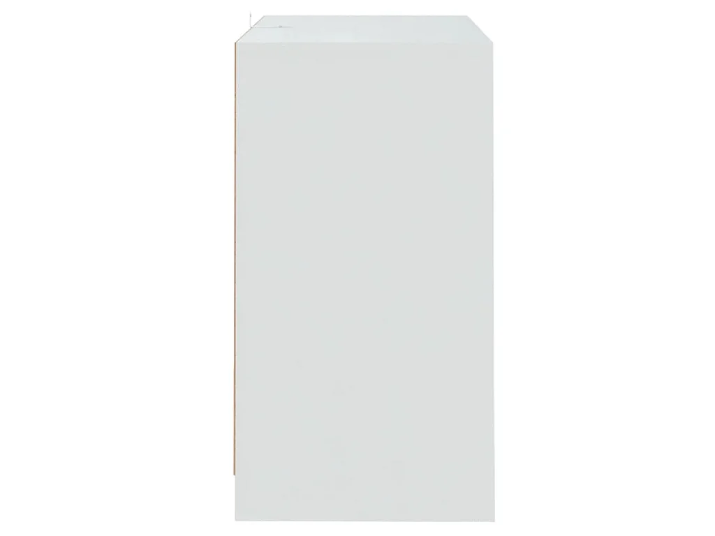 Dressoir 70x41x75 cm bewerkt hout wit