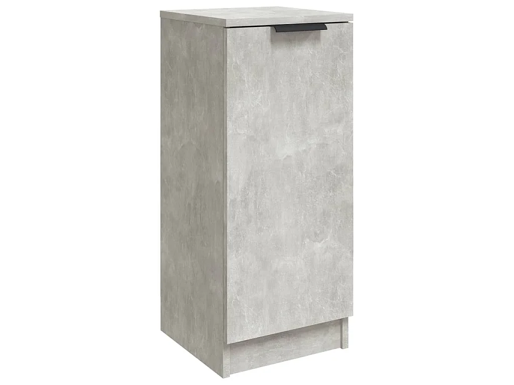 Buffet Gris béton 30x30x70 cm Bois d'ingénierie