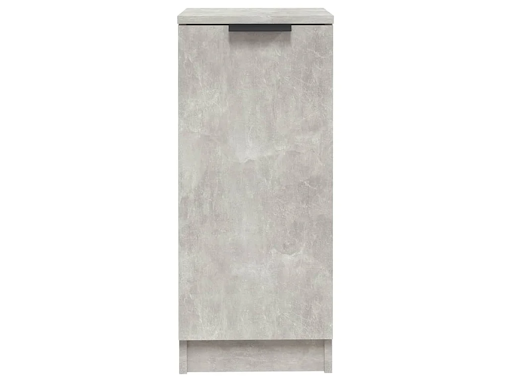 Buffet Gris béton 30x30x70 cm Bois d'ingénierie