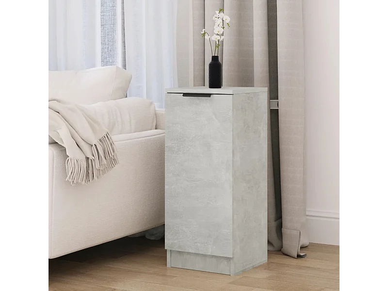 Sideboard Betongrau 30x30x70 cm Holzwerkstoff