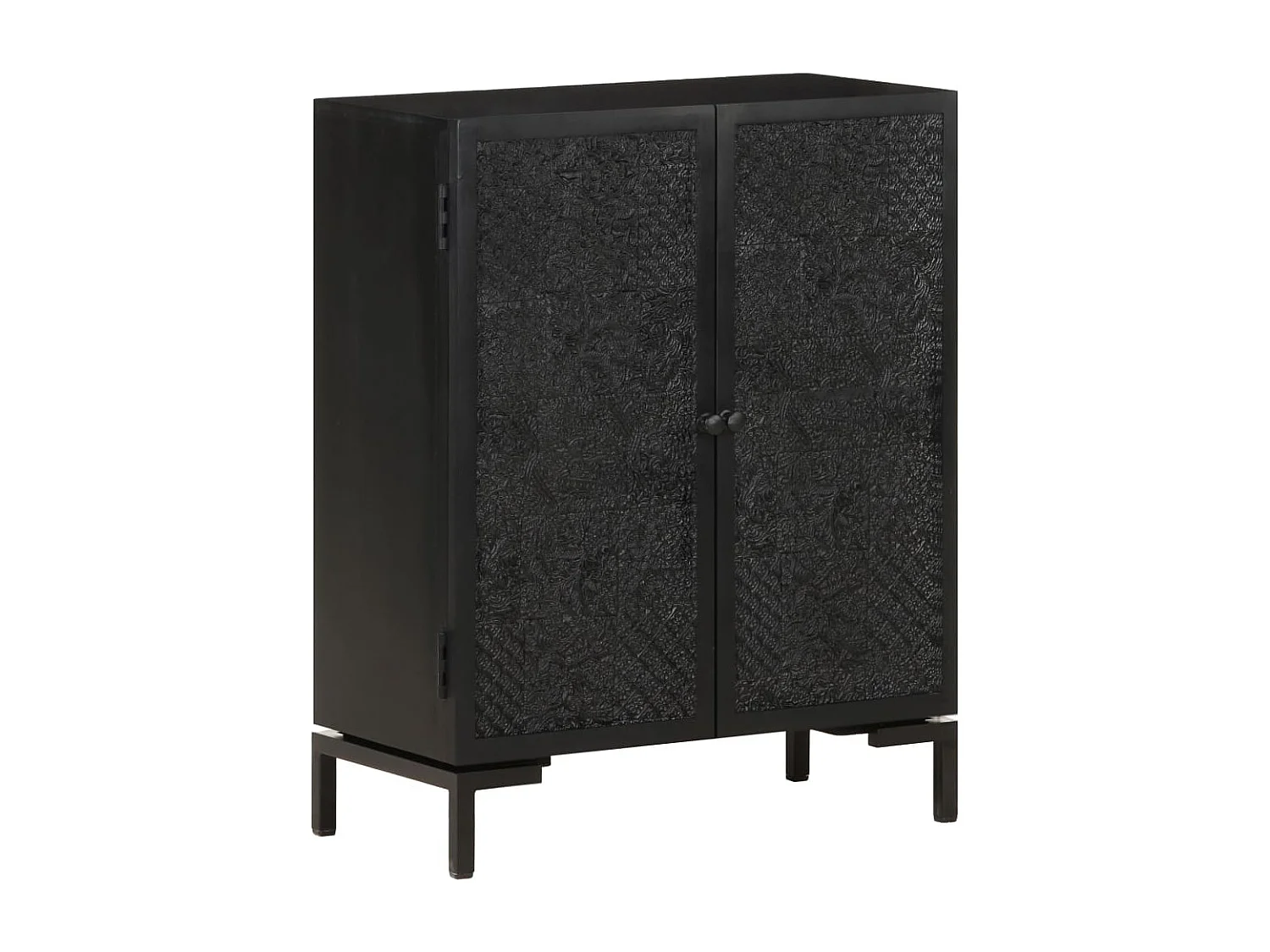 Credenza 60x30x76 cm in Legno Massello di Mango