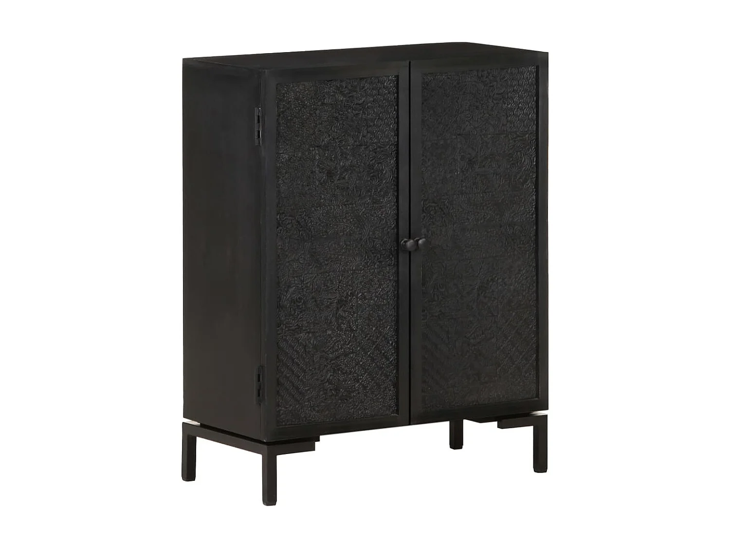 Credenza 60x30x76 cm in Legno Massello di Mango