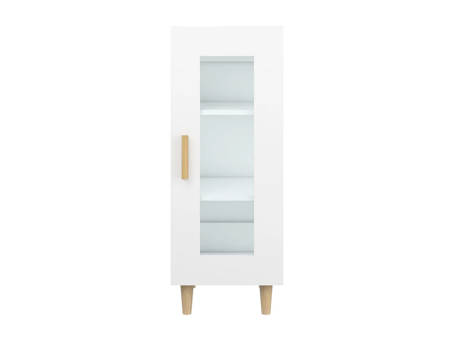 Buffet blanc 34,5x34x90 cm bois d'ingénierie