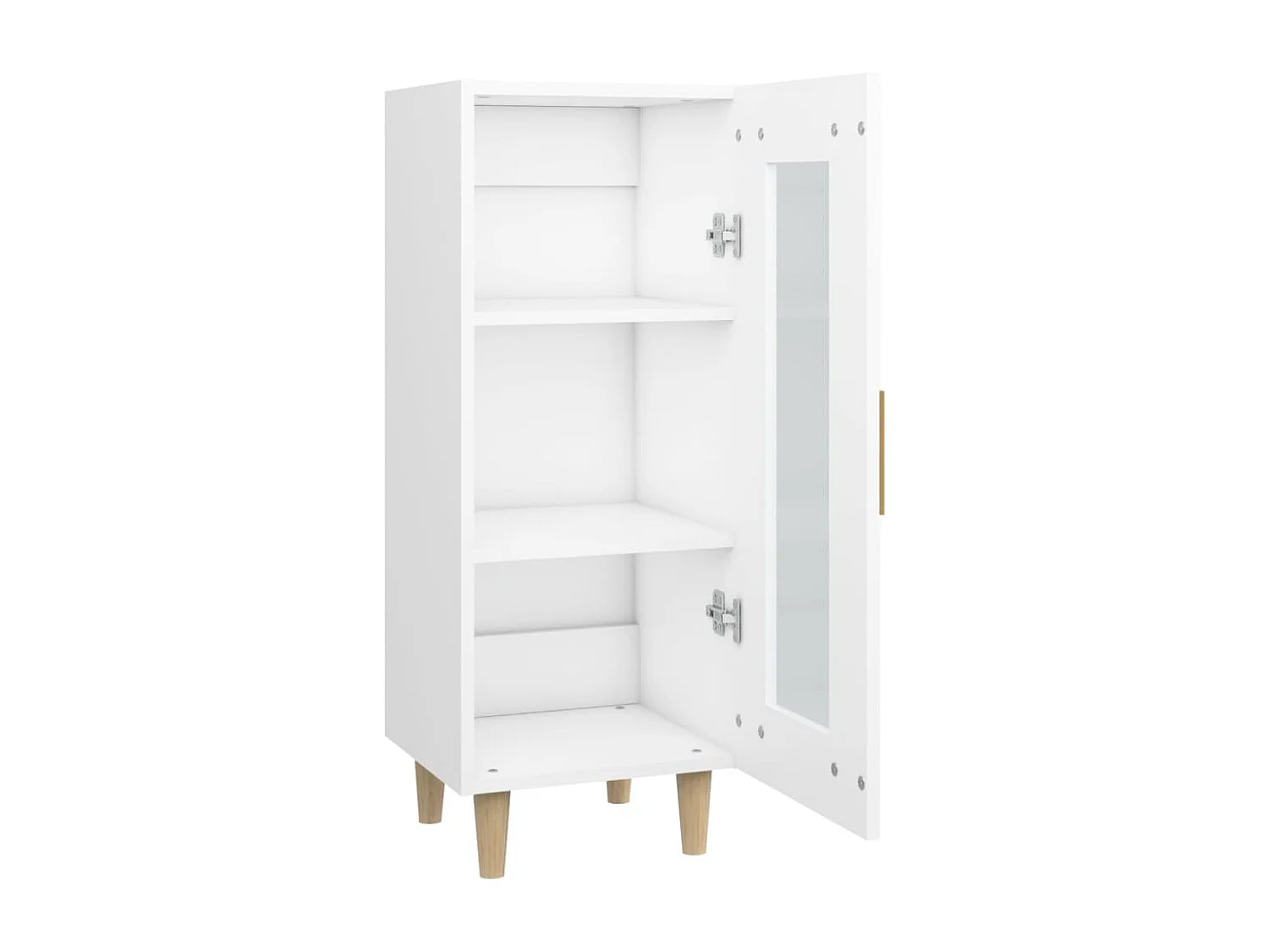 Buffet blanc 34,5x34x90 cm bois d'ingénierie