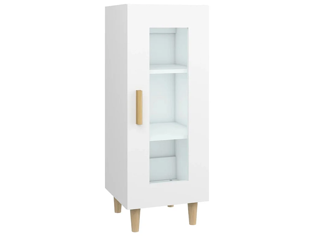 Buffet blanc 34,5x34x90 cm bois d'ingénierie