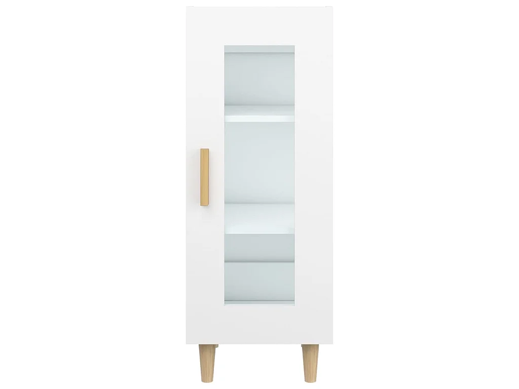 Buffet blanc 34,5x34x90 cm bois d'ingénierie