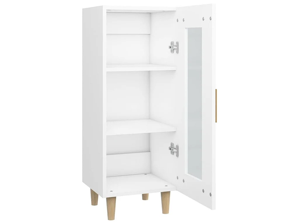 Buffet blanc 34,5x34x90 cm bois d'ingénierie