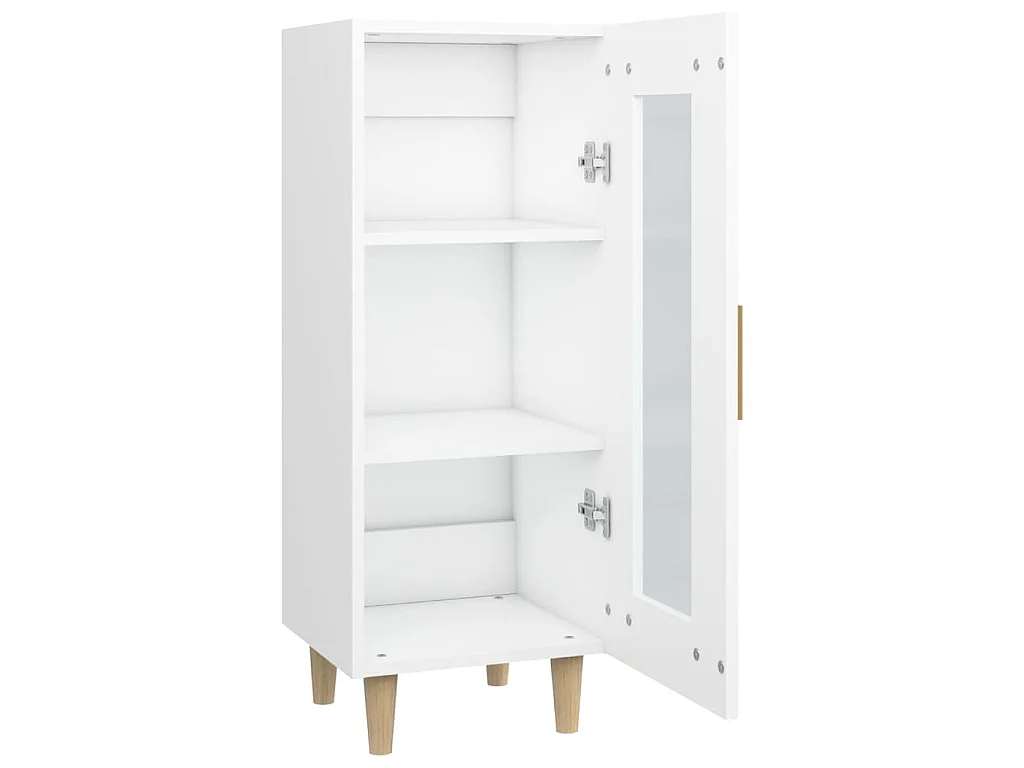 Buffet blanc 34,5x34x90 cm bois d'ingénierie