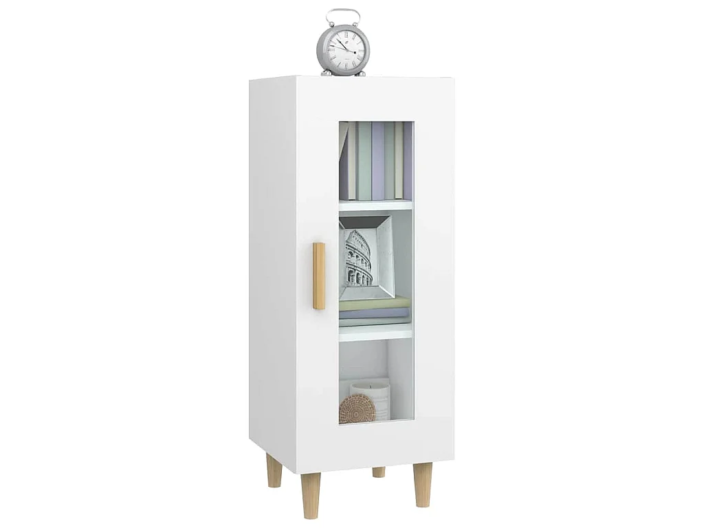 Buffet blanc 34,5x34x90 cm bois d'ingénierie