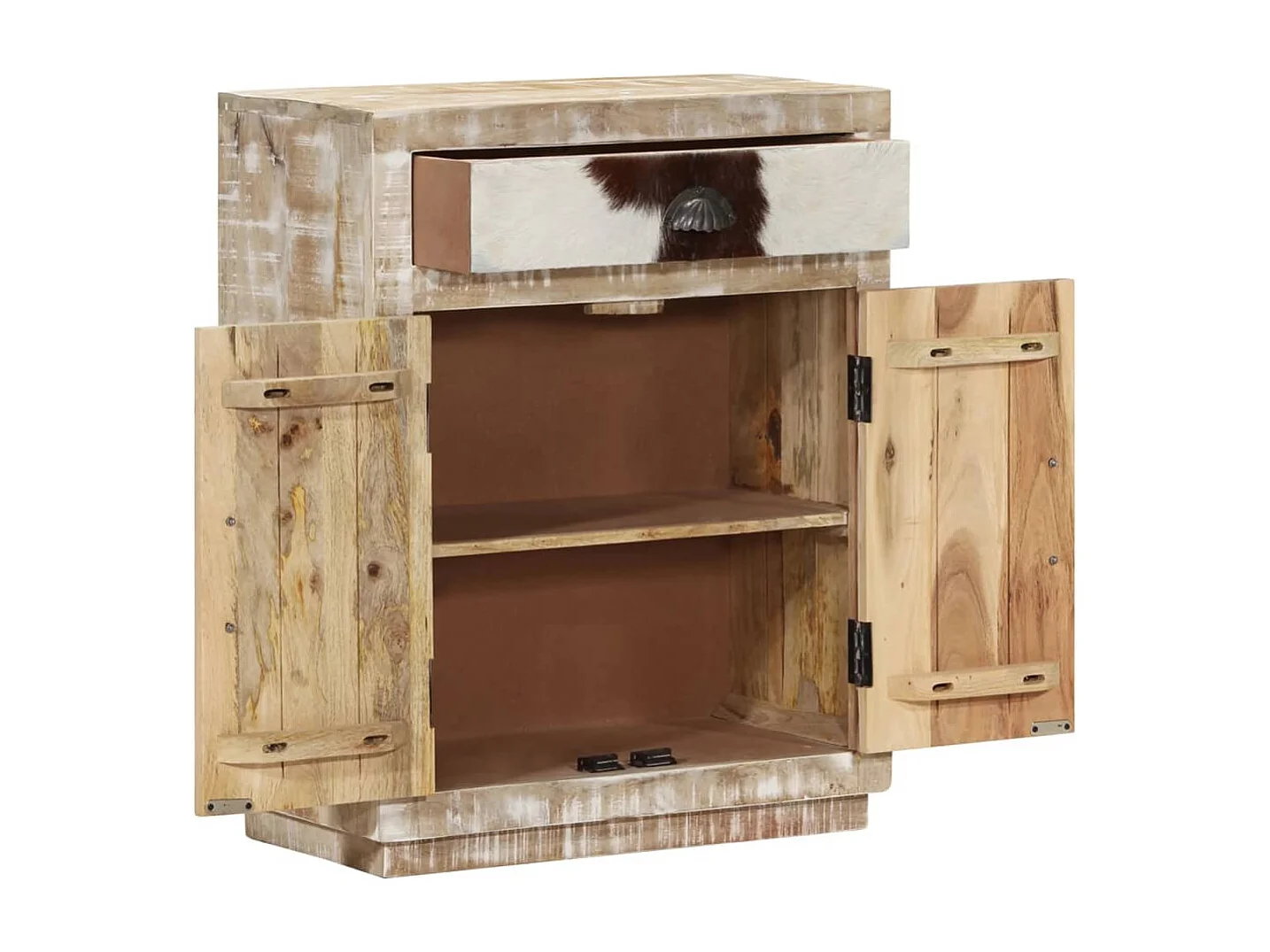 Aparador 60x30x75 cm madeira de mangueira maciça