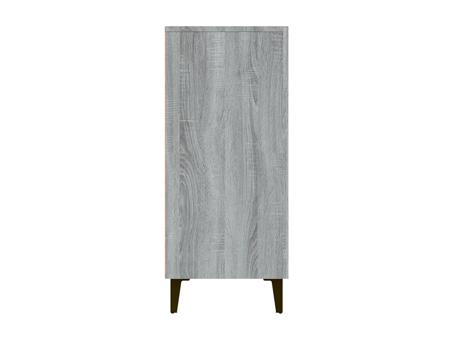 Credenza Grigio Sonoma 90x34x80 cm in Legno Multistrato