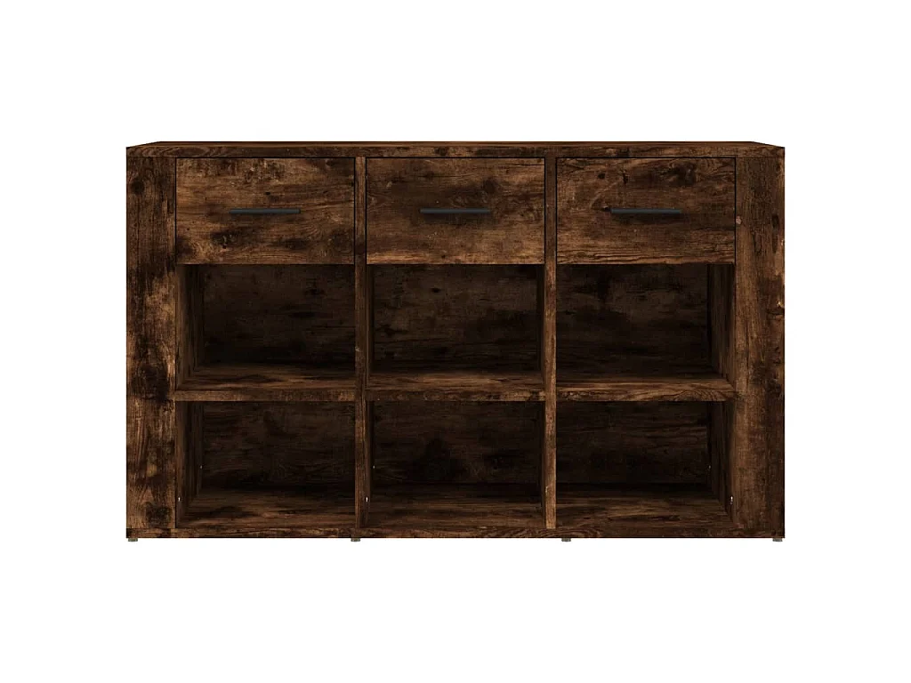 Buffet Chêne fumé 100x30x59,5 cm Bois d'ingénierie