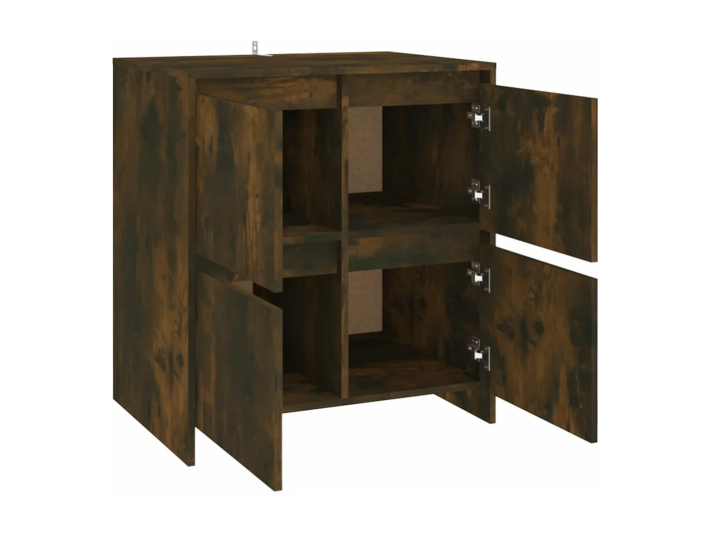 Buffets 2 pcs Chêne fumé 70x41x75 cm Bois d'ingénierie