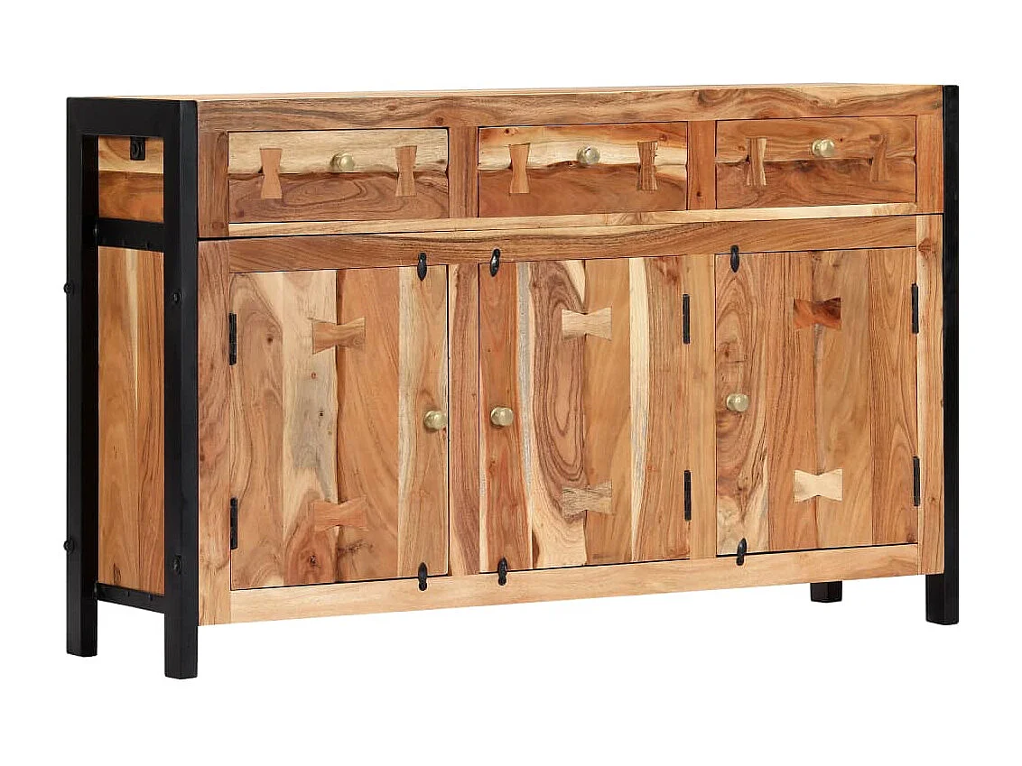 Buffet 120x35x75 cm Bois d'acacia solide