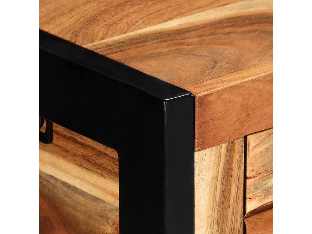 Buffet 120x35x75 cm Bois d'acacia solide