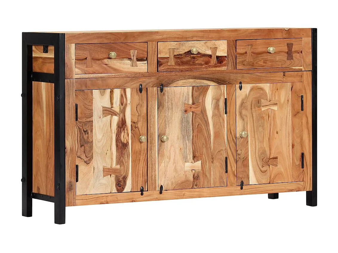 Buffet 120x35x75 cm Bois d'acacia solide