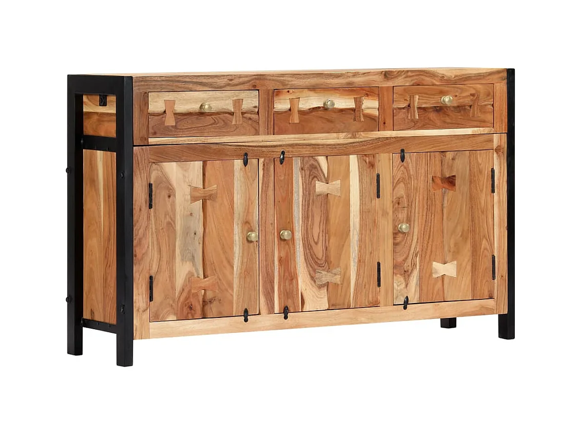 Buffet 120x35x75 cm Bois d'acacia solide