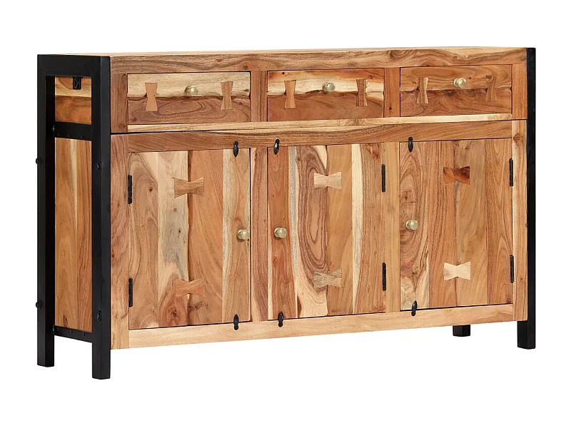 Buffet 120x35x75 cm Bois d'acacia solide