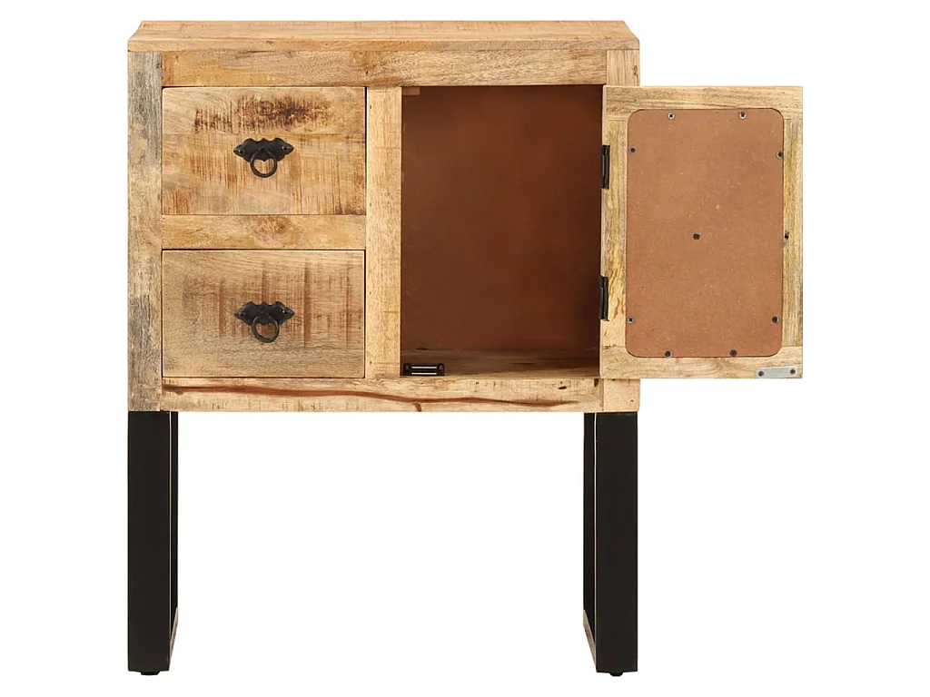 Dressoir 60x30x76 cm massief mangohout