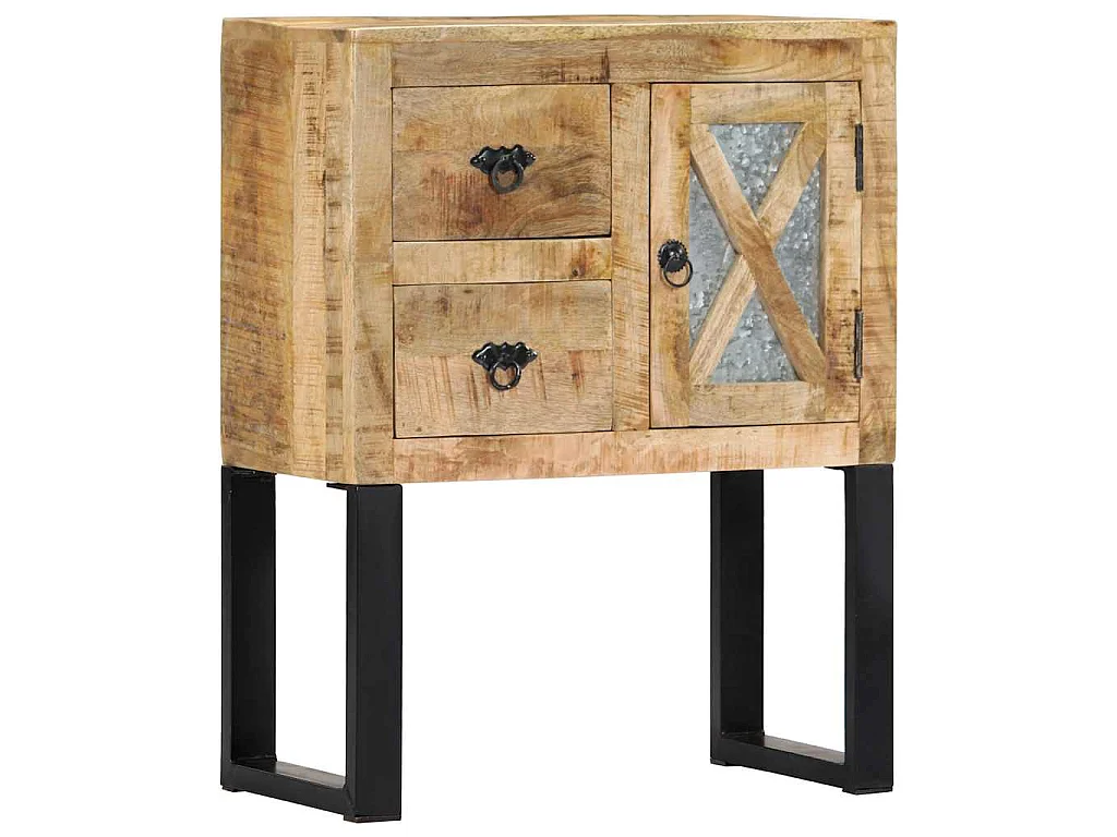 Dressoir 60x30x76 cm massief mangohout