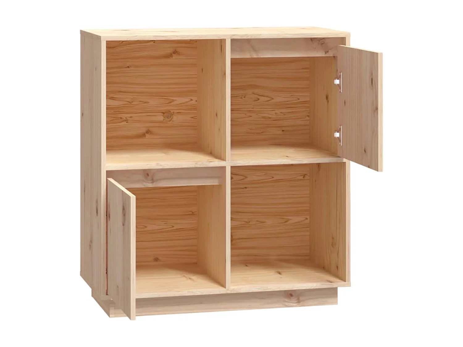 Sideboard 74x35x80 cm Massivholz Kiefer