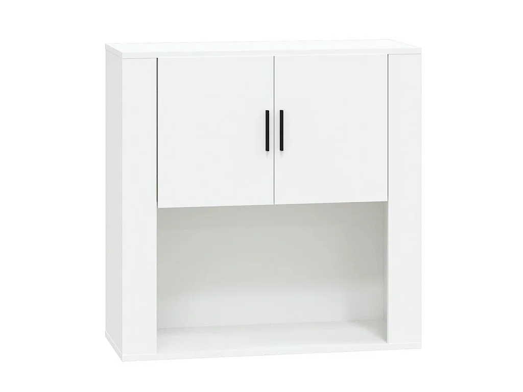 Armoire murale Blanc 80x33x80 cm Bois d'ingénierie