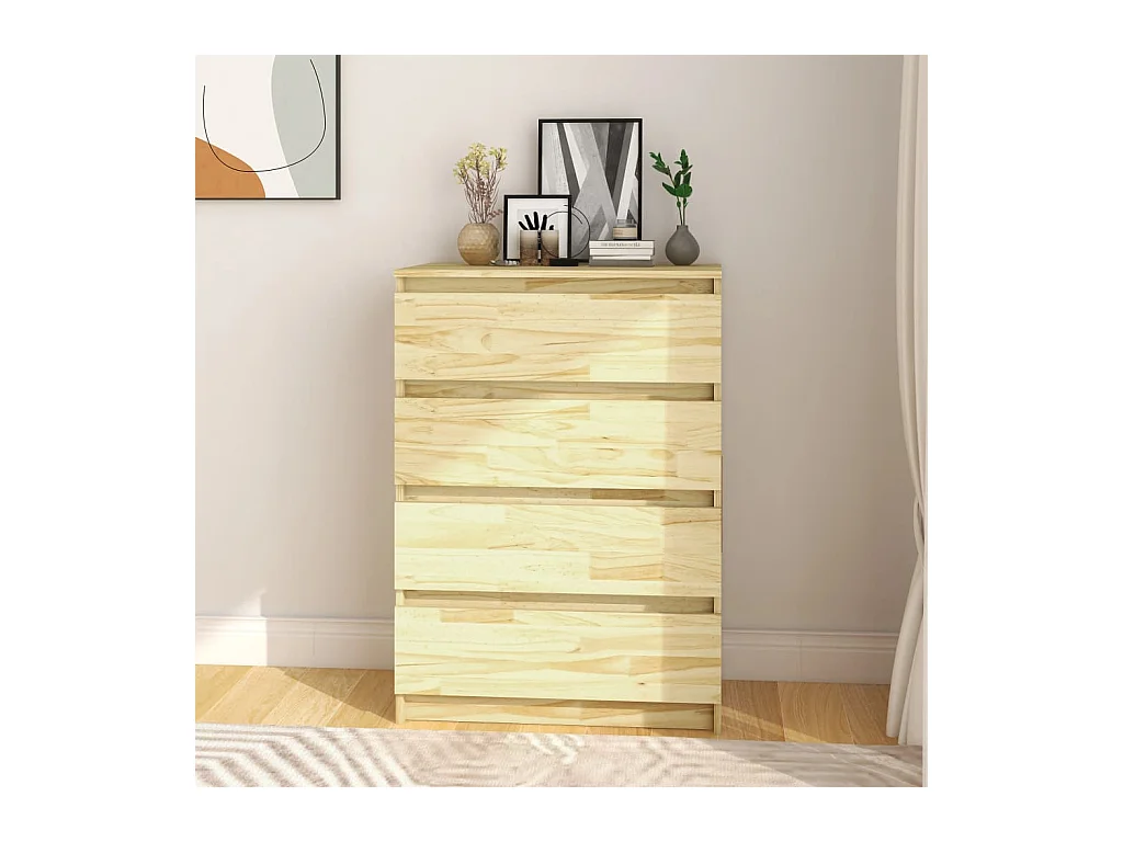 Armadietto 60x36x84 cm in Legno Massello di Pino