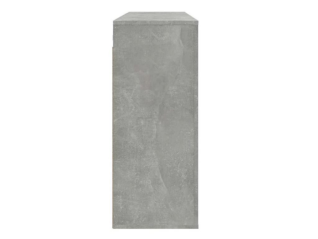 Wandkast 80x33x80 cm bewerkt hout betongrijs