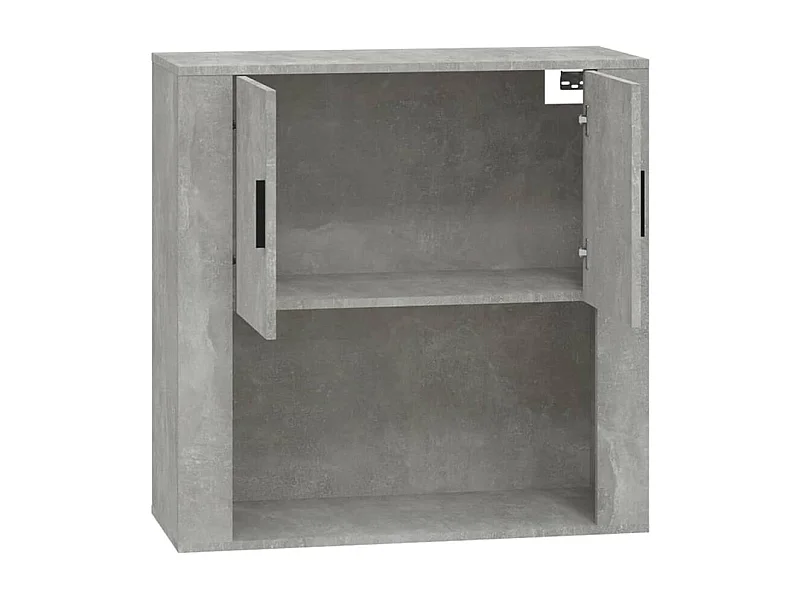 Armoire murale Gris béton 80x33x80 cm Bois d'ingénierie