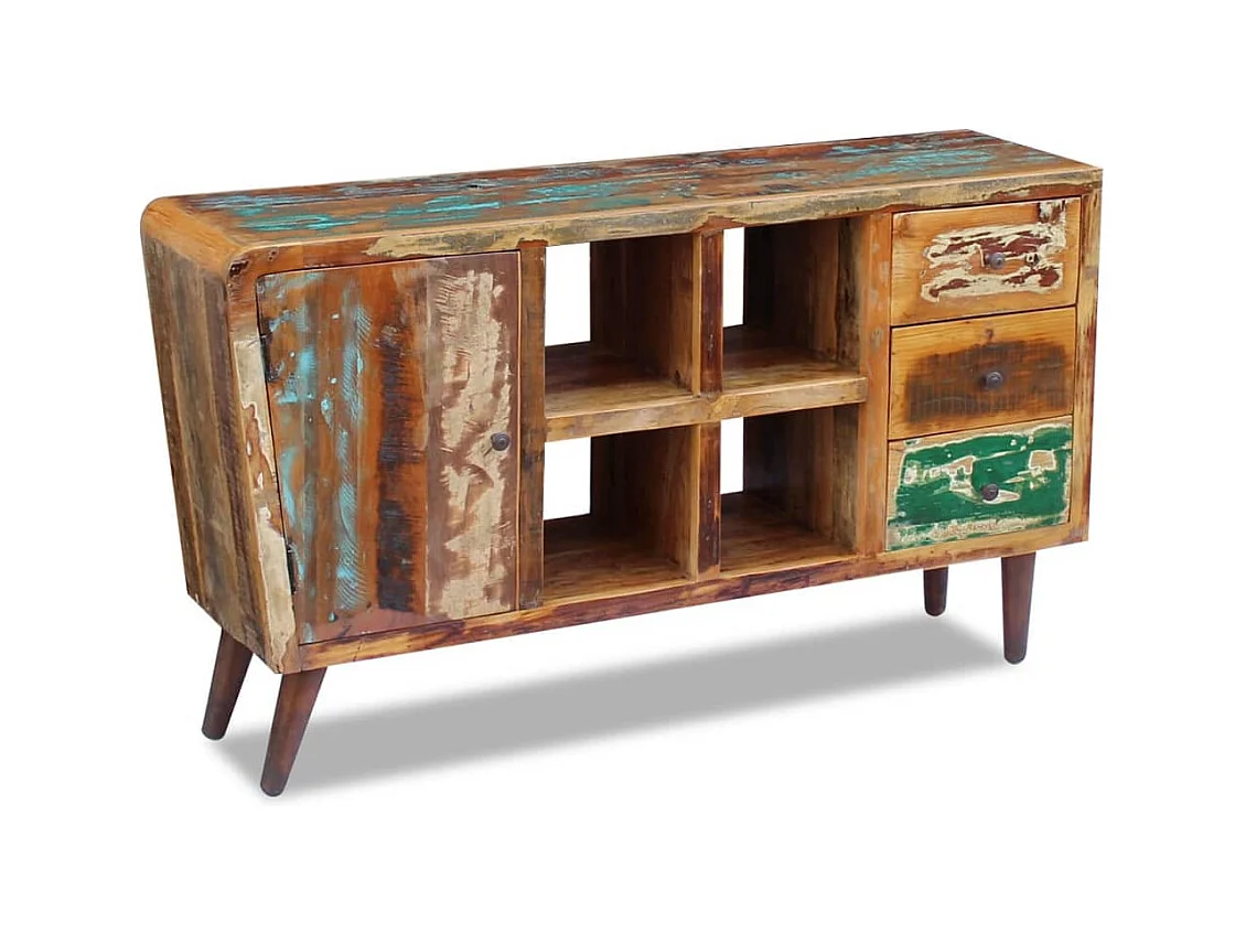 Dressoir 150x40x86 cm massief gerecycled hout