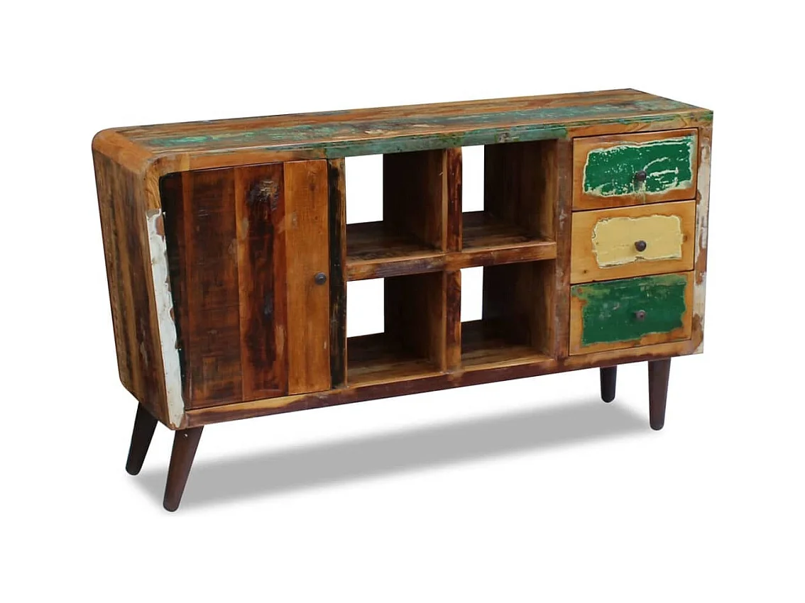 Dressoir 150x40x86 cm massief gerecycled hout