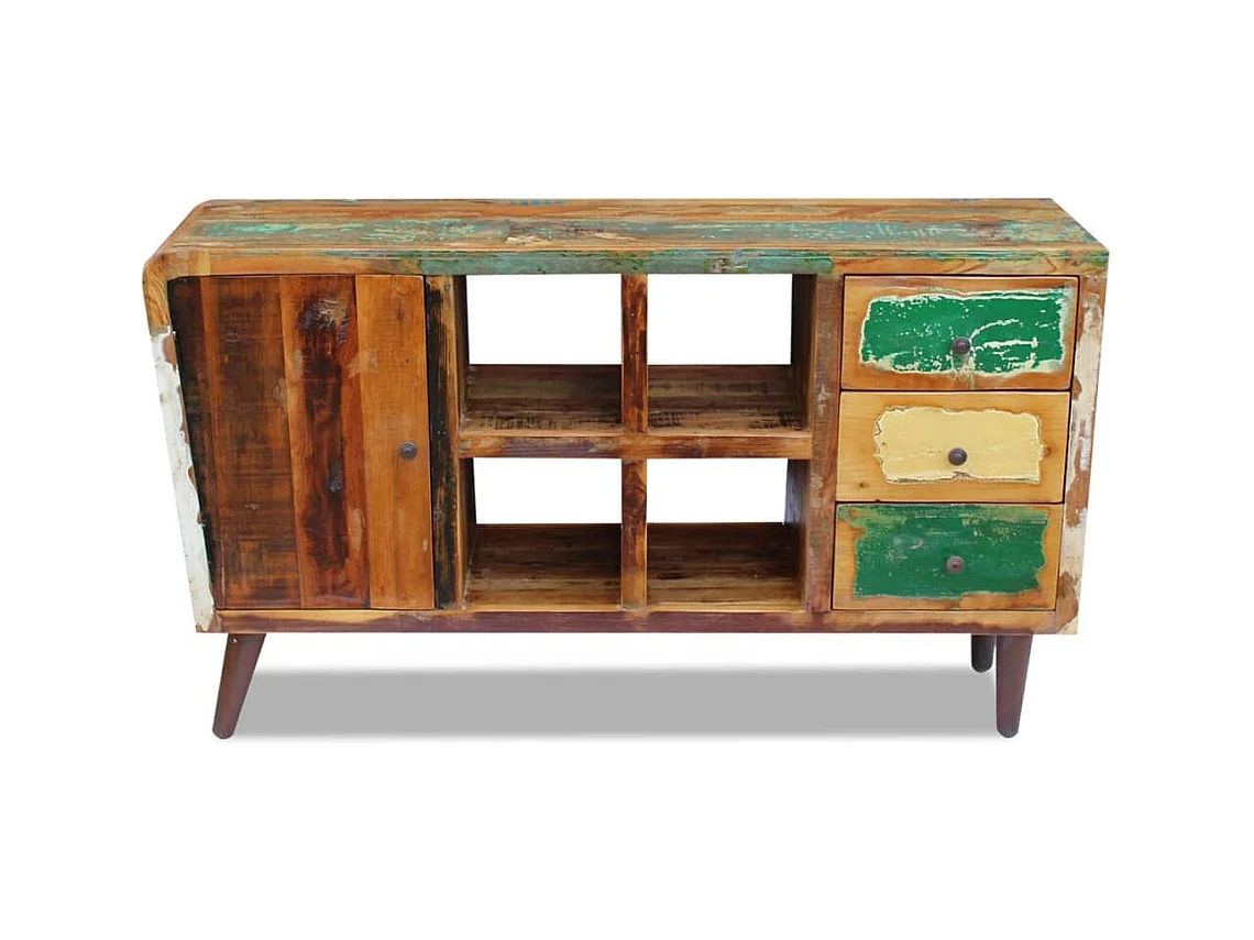 Dressoir 150x40x86 cm massief gerecycled hout