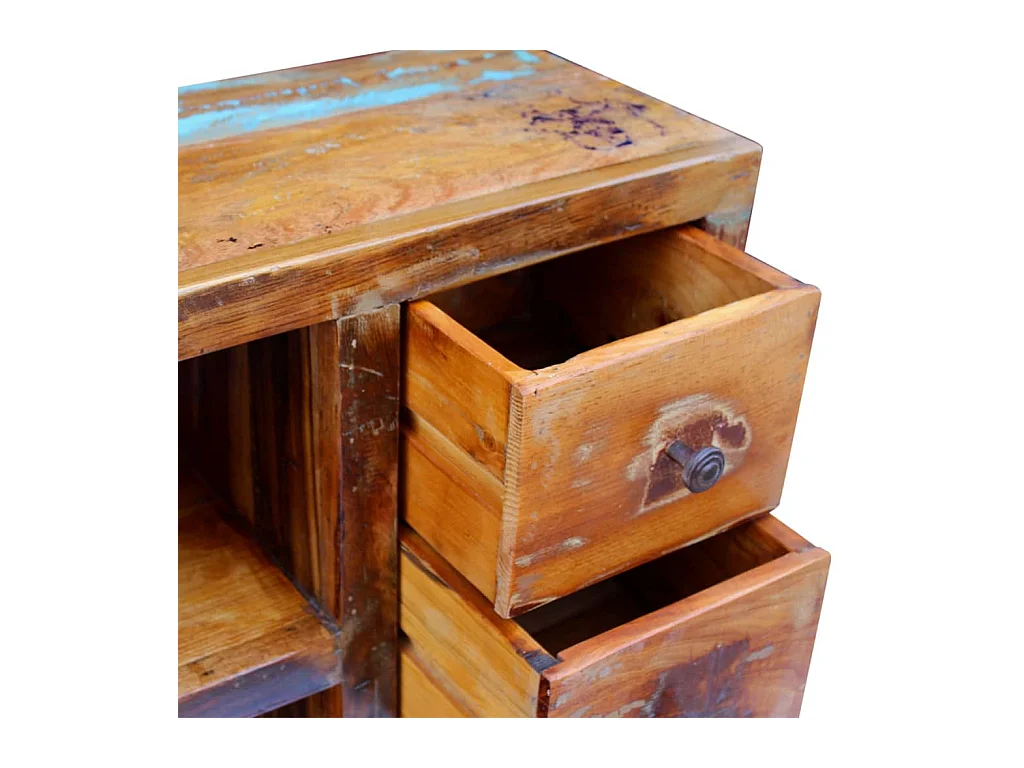 Dressoir 150x40x86 cm massief gerecycled hout