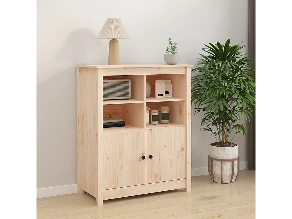 Dressoir 83x41,5x100 cm massief grenenhout