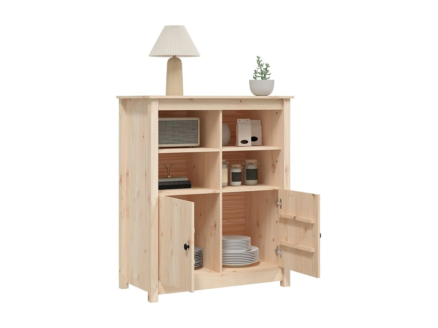 Dressoir 83x41,5x100 cm massief grenenhout