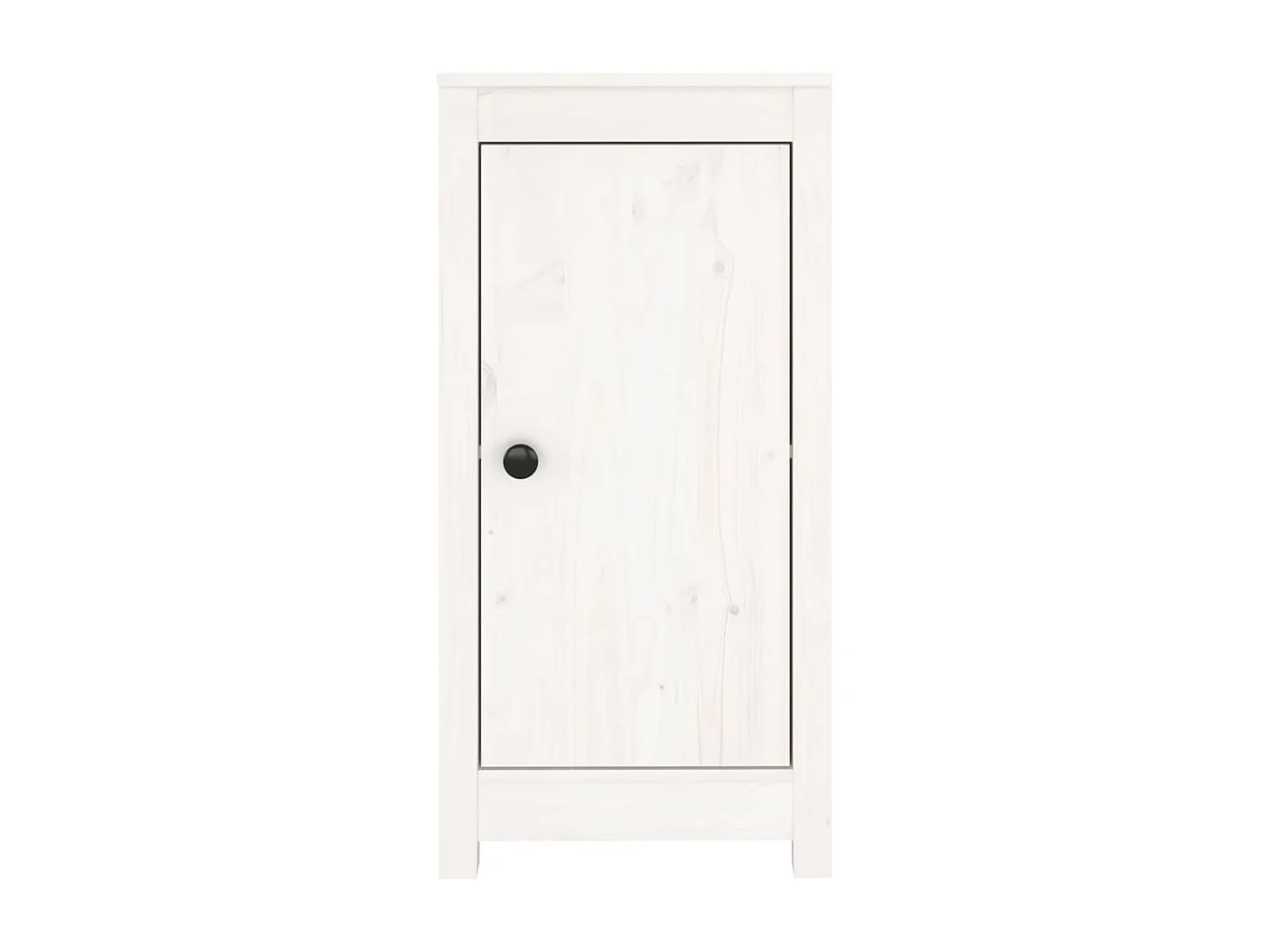 Buffets 2 pcs blanc 39x35x80 cm bois massif de pin