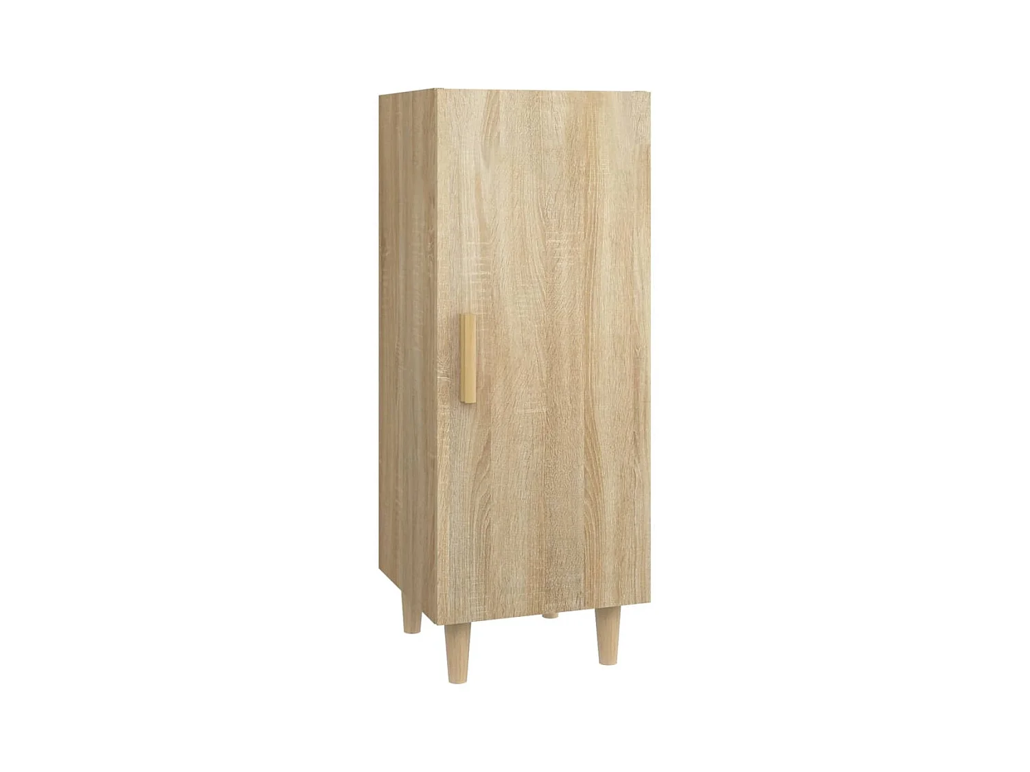 Aparador de madera contrachapada roble Sonoma 34,5x34x90 cm