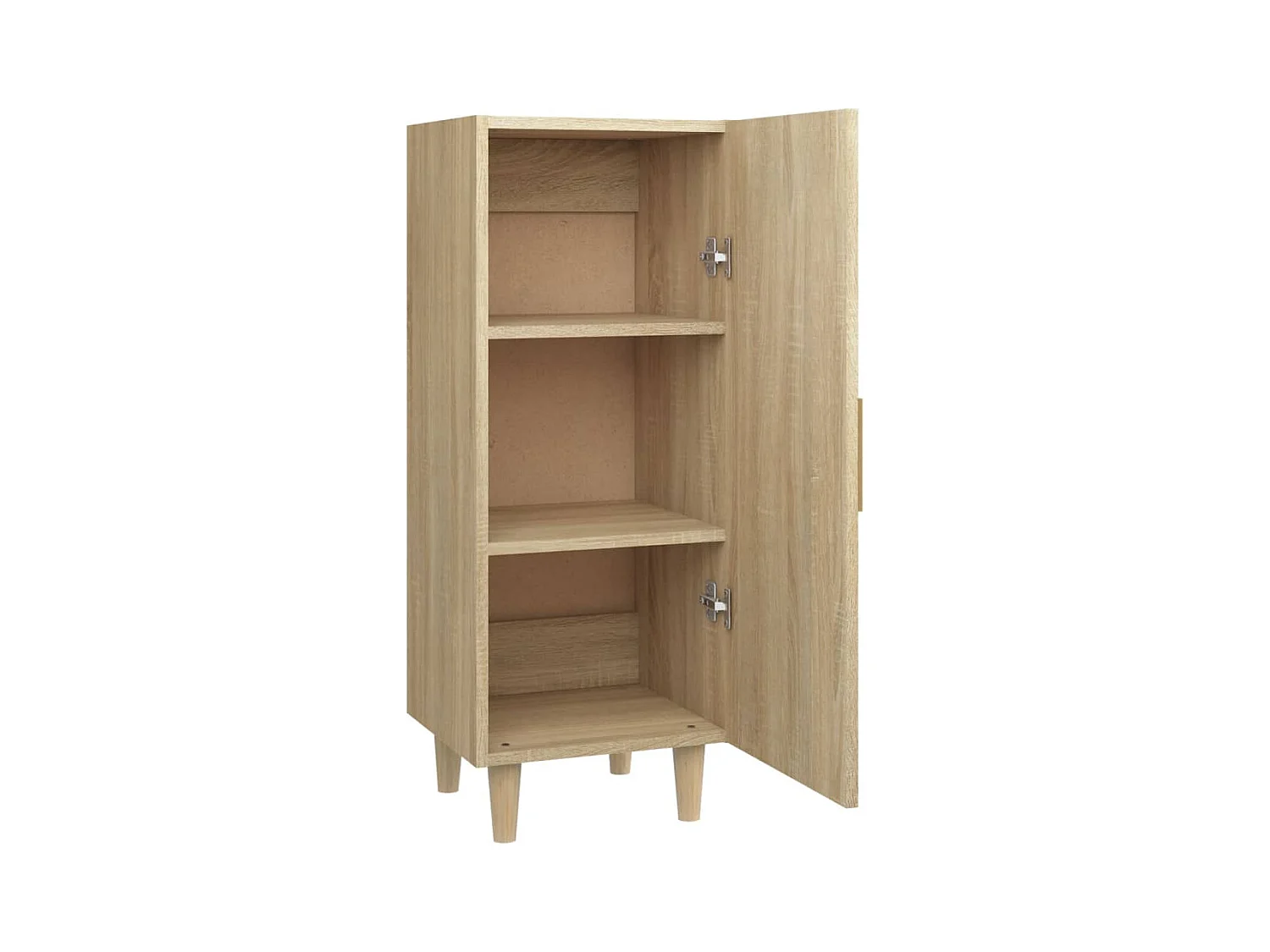Aparador de madera contrachapada roble Sonoma 34,5x34x90 cm