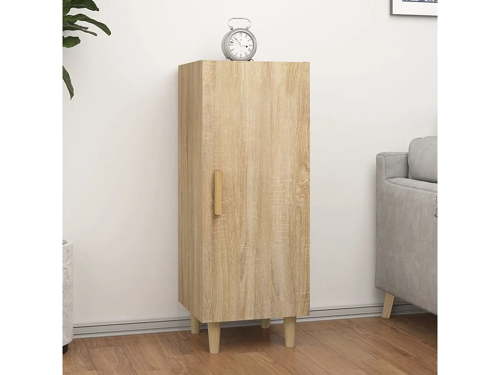 Buffet Chêne sonoma 34,5x34x90 cm Bois d'ingénierie