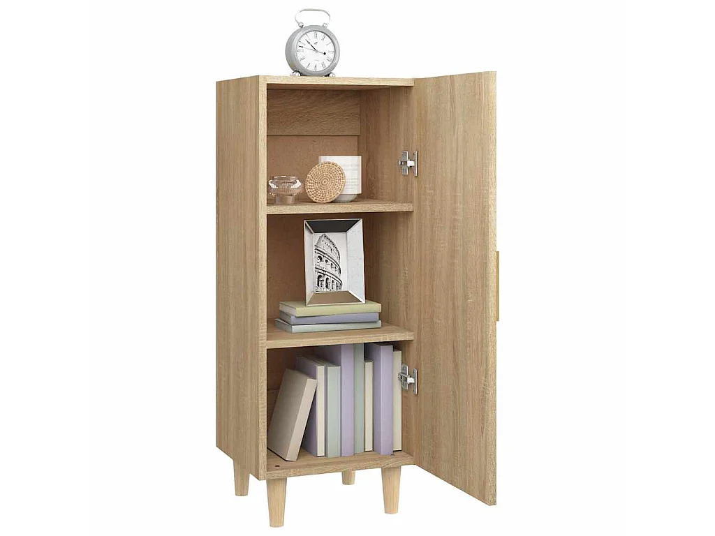 Buffet Chêne sonoma 34,5x34x90 cm Bois d'ingénierie